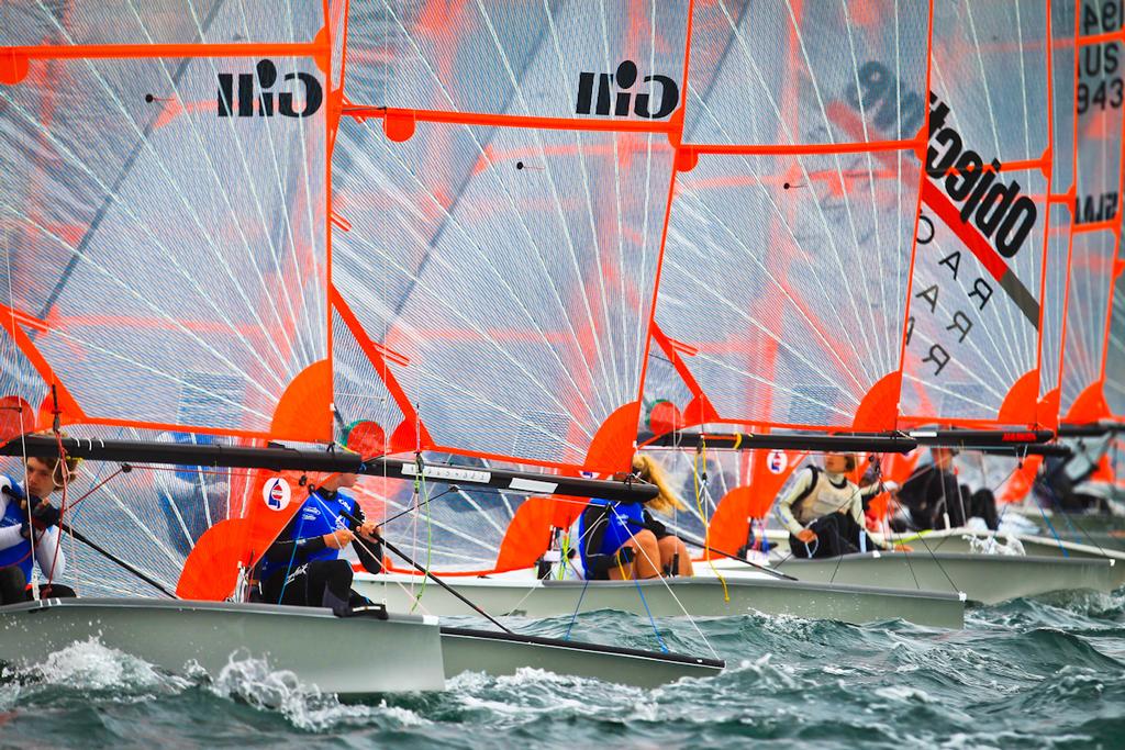 29ers line up - Sail Sydney © Saltwater Images